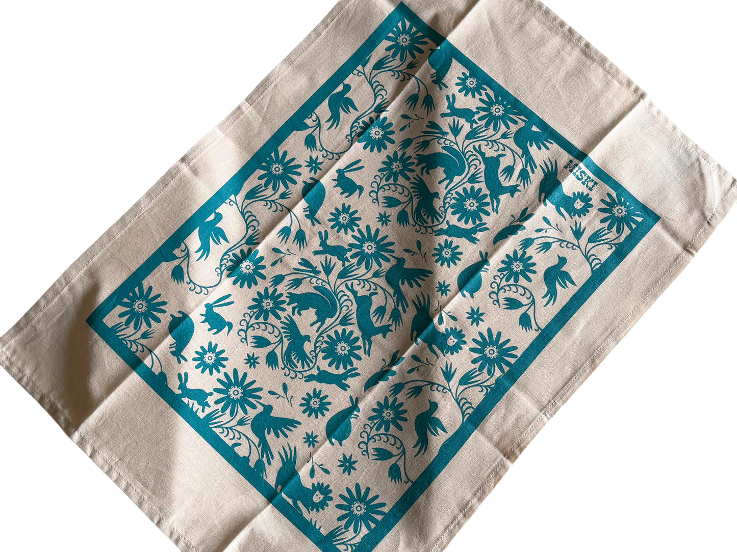 MISKI Otomí-Blue Design Tea Towel
