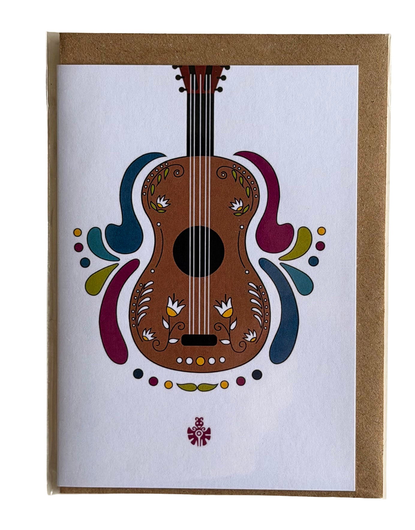 MISKI Guitar Greeting Card