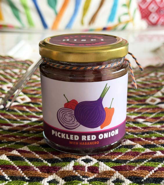 MISKI Pickled Red Onion with Habanero- Salsa Yucateca