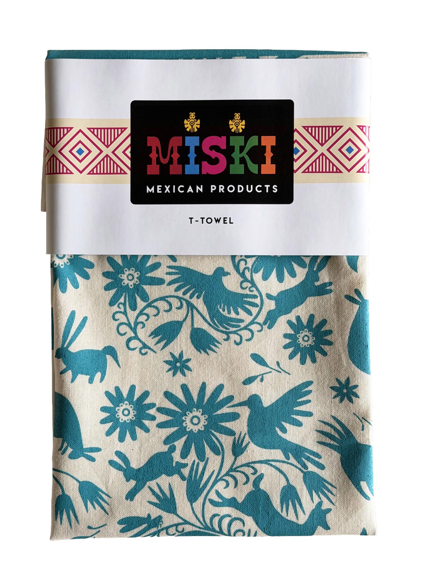 MISKI Otomí-Blue Design Tea Towel