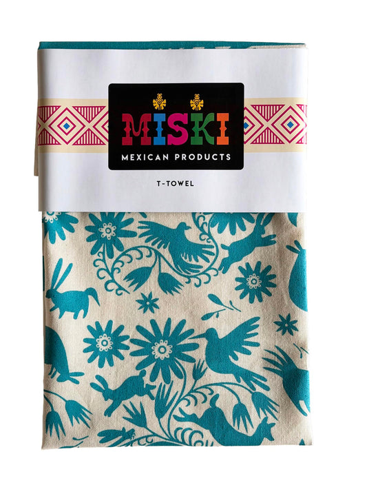 MISKI Otomí-Blue Design Tea Towel